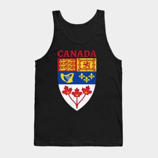 Canadian Coat of Arms Tank Top